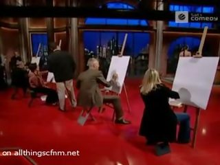 ผู้หญิงใส่เสื้อผู้ชายไม่ใส่เสื้อ นู้ด drawing - harald schmidt วิด