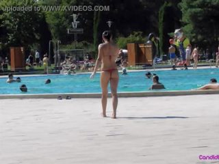 Bãi biển voyeur tuyệt vời bộ bikini cô gái tia ngọn ác weasel