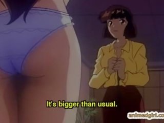 Τραβεστί hentai παίρνει αναρροφάται αυτήν στέλεχος και χύσιμο στο πρόσωπο σφηνάκι χύσι