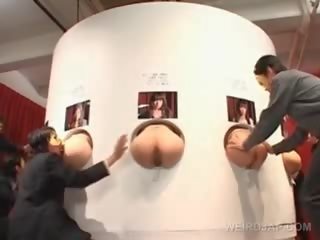 Desirable японська дівчинки пизда прицвяхований від за і jizzed