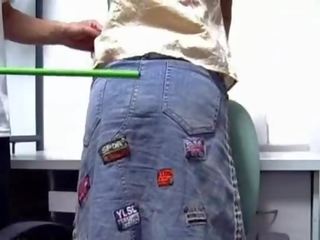 Canning Spanking For Chinese babe